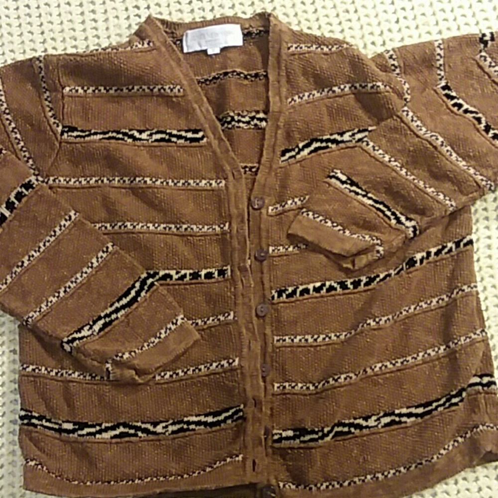 Animal print cardigan